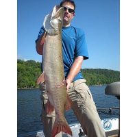 The first musky for this gentleman was 45