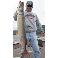 The very first Musky for this guy was 47